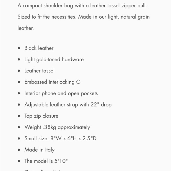 Authentic Gucci Soho Crossbody Bag - Picture 7 of 14